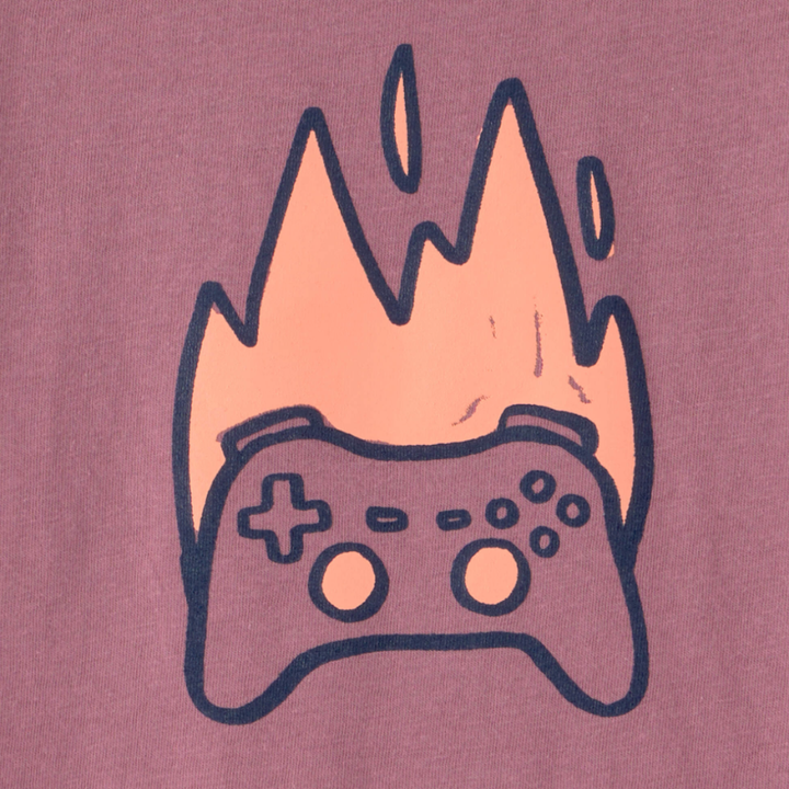 Camiseta niño control video juego
