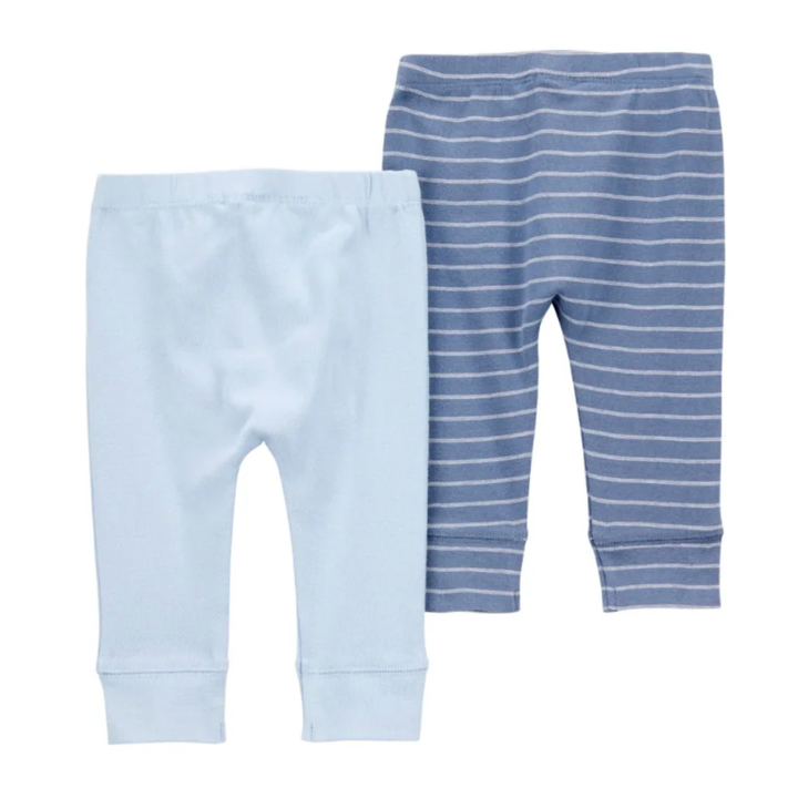Set de 2 pantalones de algodón para bebé niño