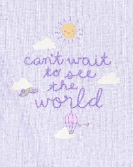 Conjunto Carter’s 3 piezas para bebita con globitos en tonos pastel 💜🎈