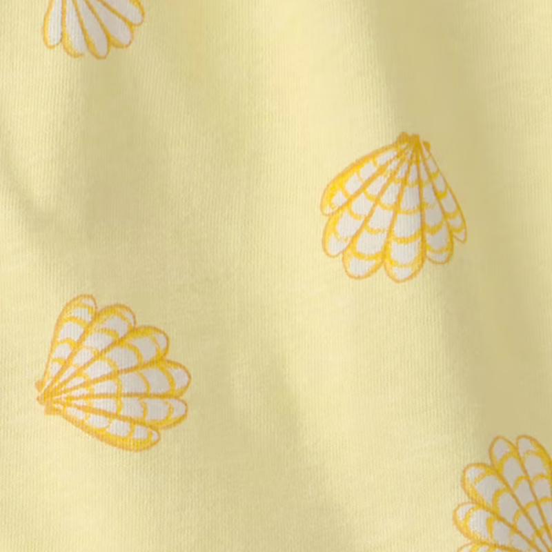 Conjunto 2 piezas con blusa y short para bebita ☀️💛