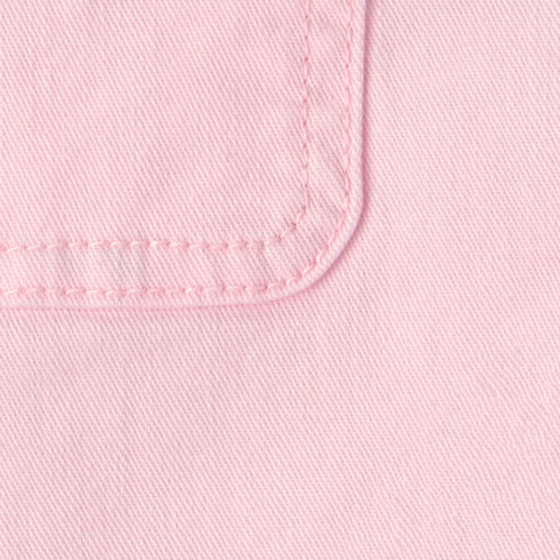 Short de sarga para niña color rosado