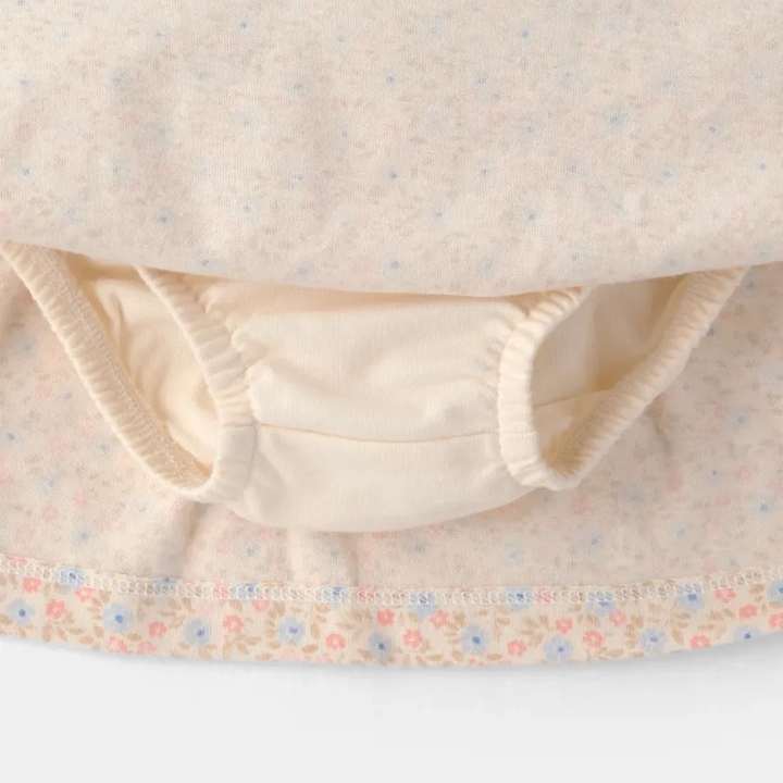 Conjunto de 2 piezas con sudadera y enagua short para bebita