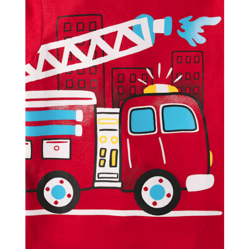 Camiseta carros bomberos