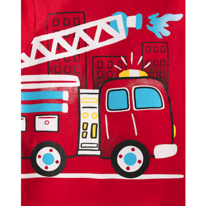 Camiseta carros bomberos