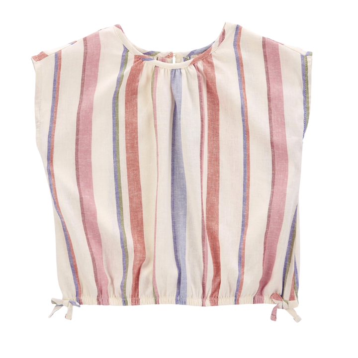 Blusa sin mangas a rayas