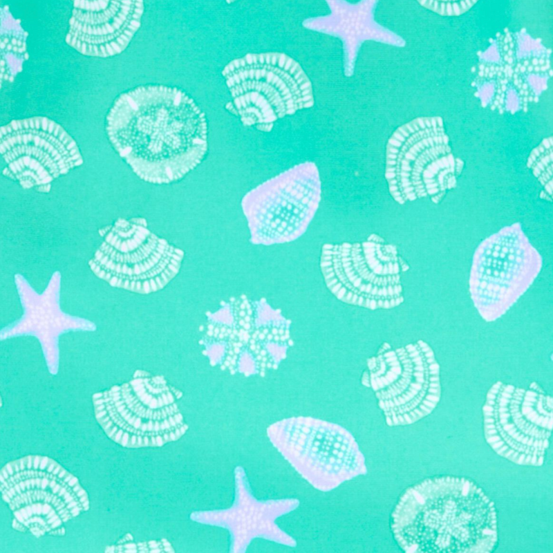 Traje de baño 1 pieza conchas de mar UPF 50+