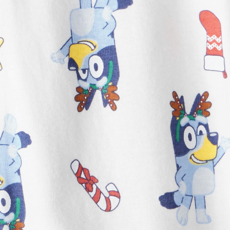 Pijama enterizo Bluey™ 100% algodón con cierre para bebé
