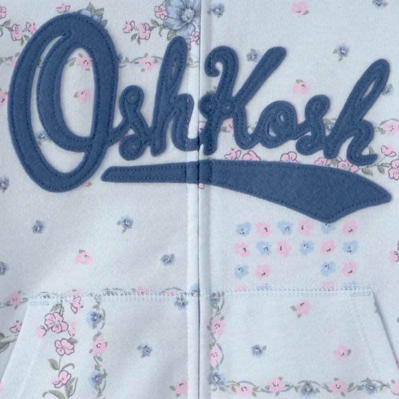 Abrigo con gorro y cierre para niña OshKosh B'gosh