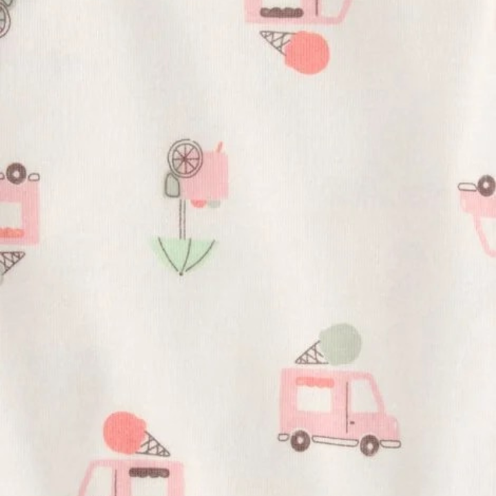 Conjunto de 3 piezas con blusa, mameluco y short para bebita