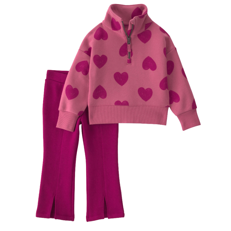 Conjunto de Bebita 2 Piezas – Corazones ❤️