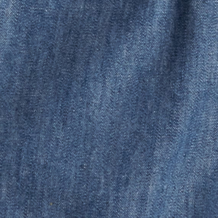 Short de chambray oscuro para niña con pretina elástica
