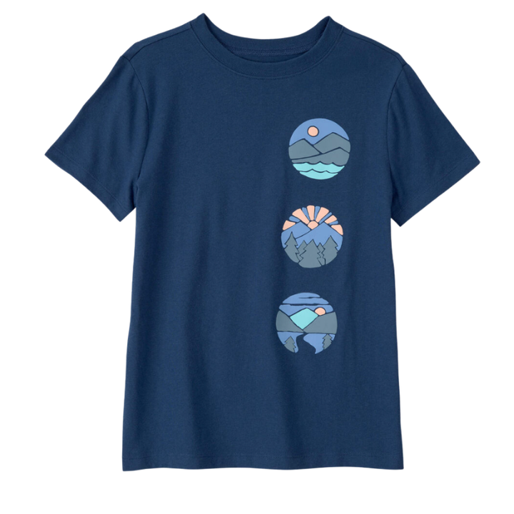 Camiseta paisajes aventura para niño