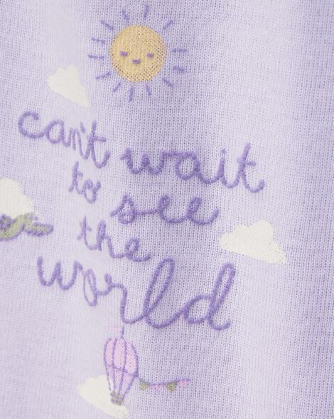 Conjunto Carter’s 3 piezas para bebita con globitos en tonos pastel 💜🎈