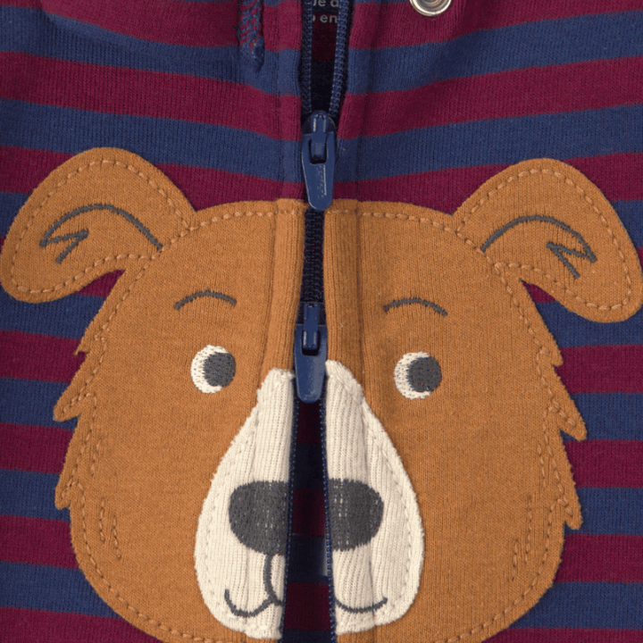 Pijama de Bebito 1 Pieza con Piecitos – Perritos 🐶💙