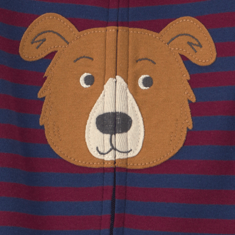 Pijama de Bebito 1 Pieza con Piecitos – Perritos 🐶💙