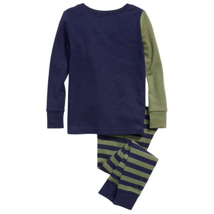 Pijama 2 piezas 100% algodón con dinosaurio para niño