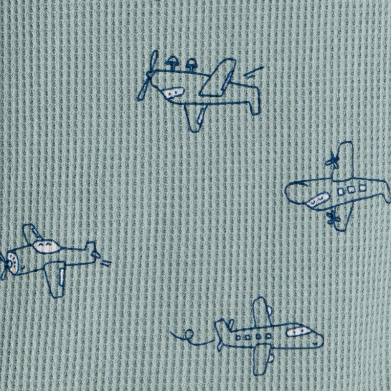 Set 3 piezas avioncitos para bebito ✈️💚
