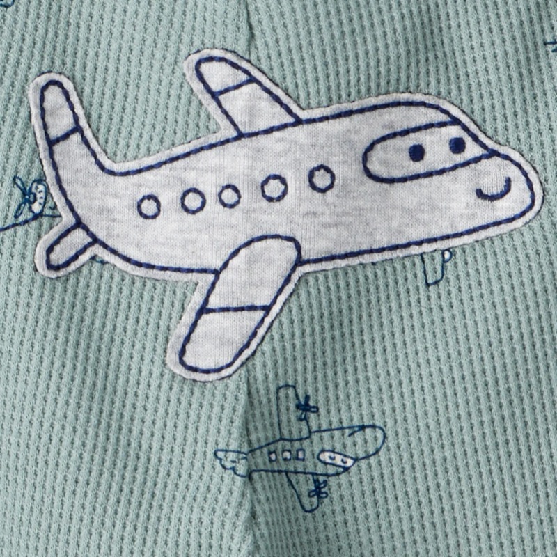 Set 3 piezas avioncitos para bebito ✈️💚