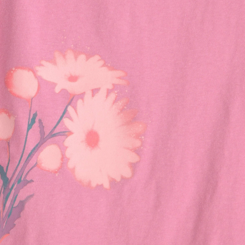 Blusa floral rosada para niña 🌸💗