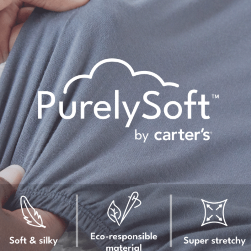 Conjunto PurelySoft™ de 2 piezas para bebita con capucha color vino