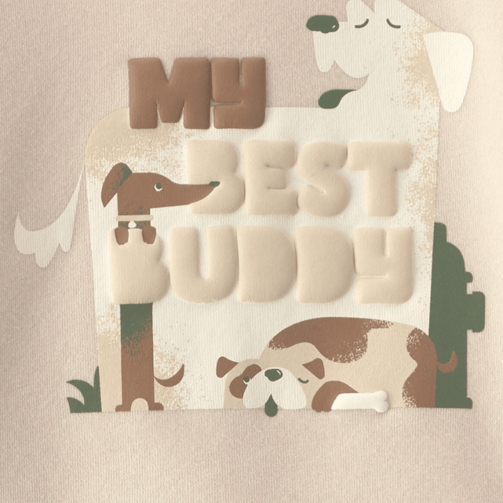 Conjunto de Bebito con Pullover y Pantalón – Mi Amigo Fiel 🐶🤎