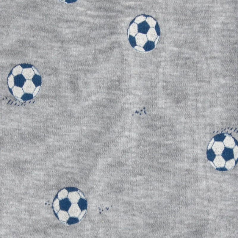 Set de 5 mamelucos de manga corta para bebito con estampados deportivos