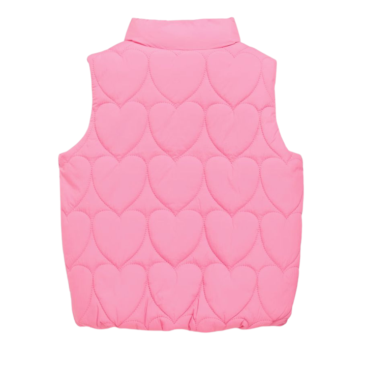 Chaleco acolchado impermeable corazones