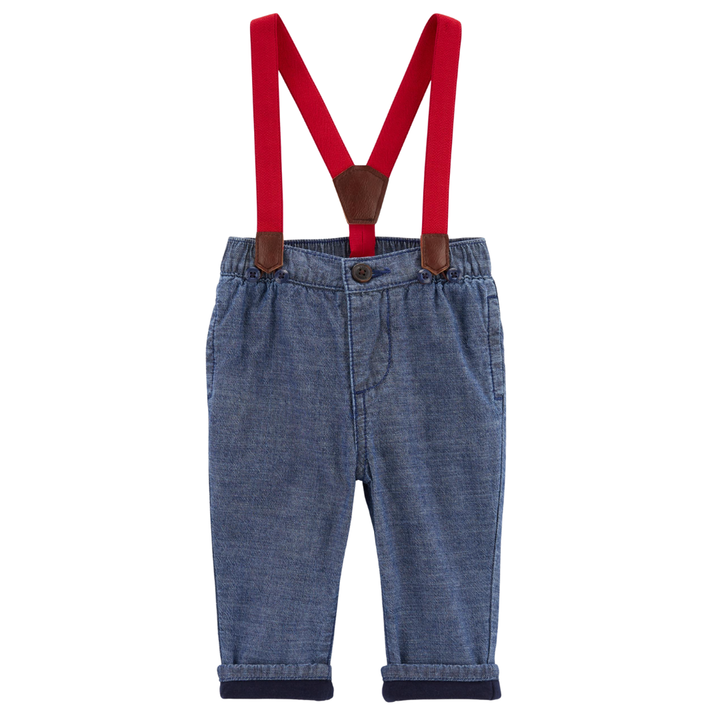 Pantalón con tirantes