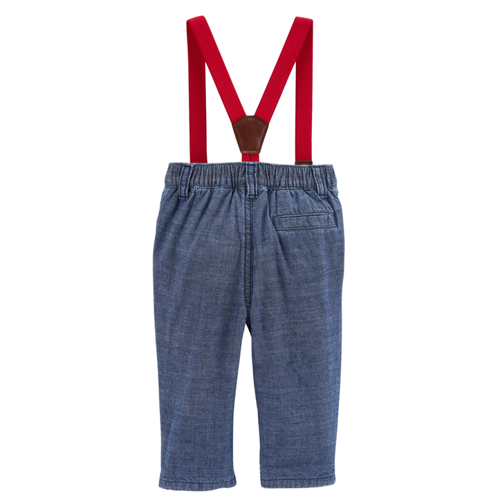 Pantalón con tirantes