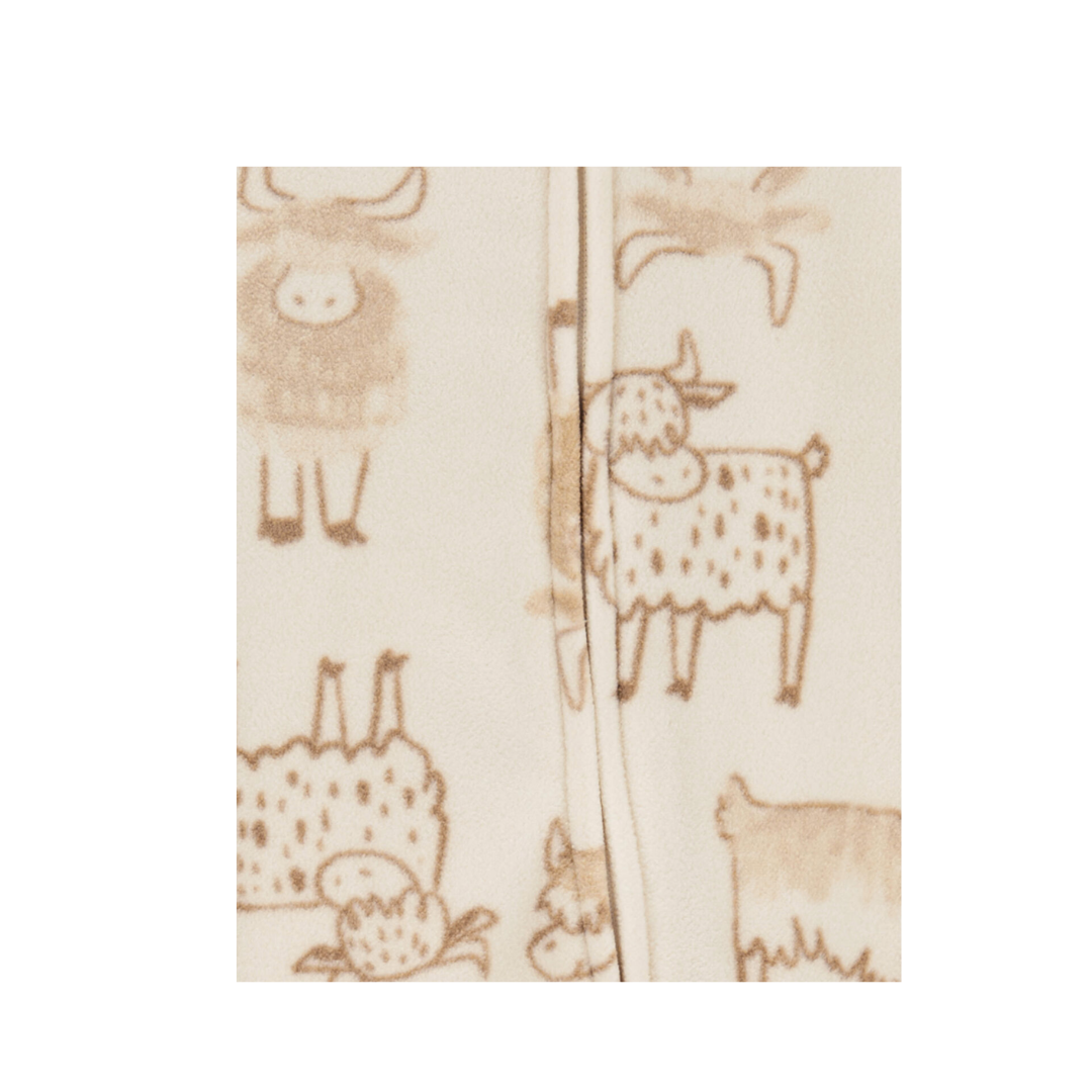 Pijama 1 pieza vaquita de montaña  franela