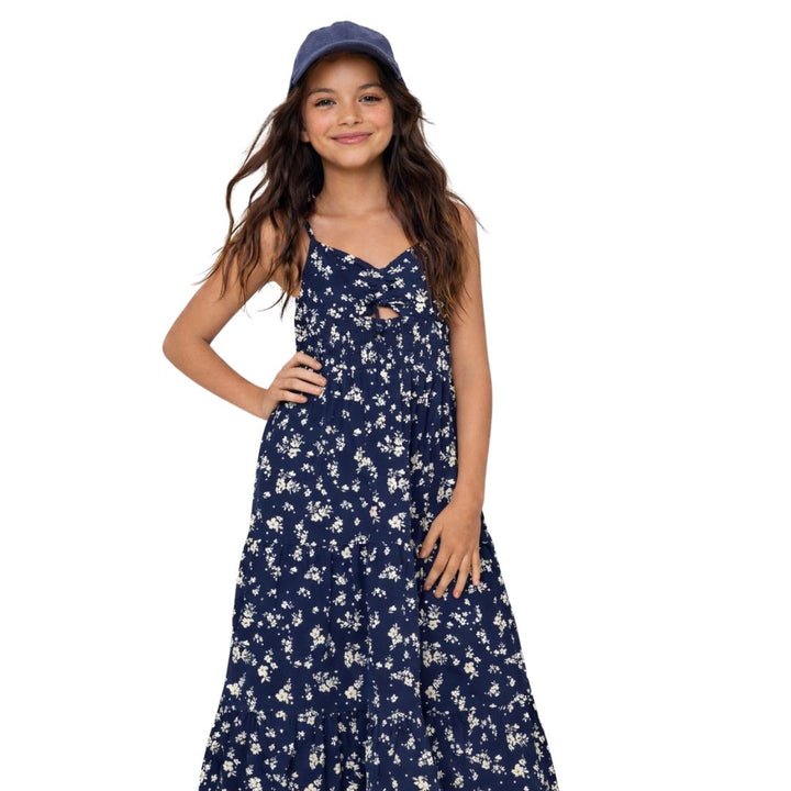 Vestido de tirantes estampado flores