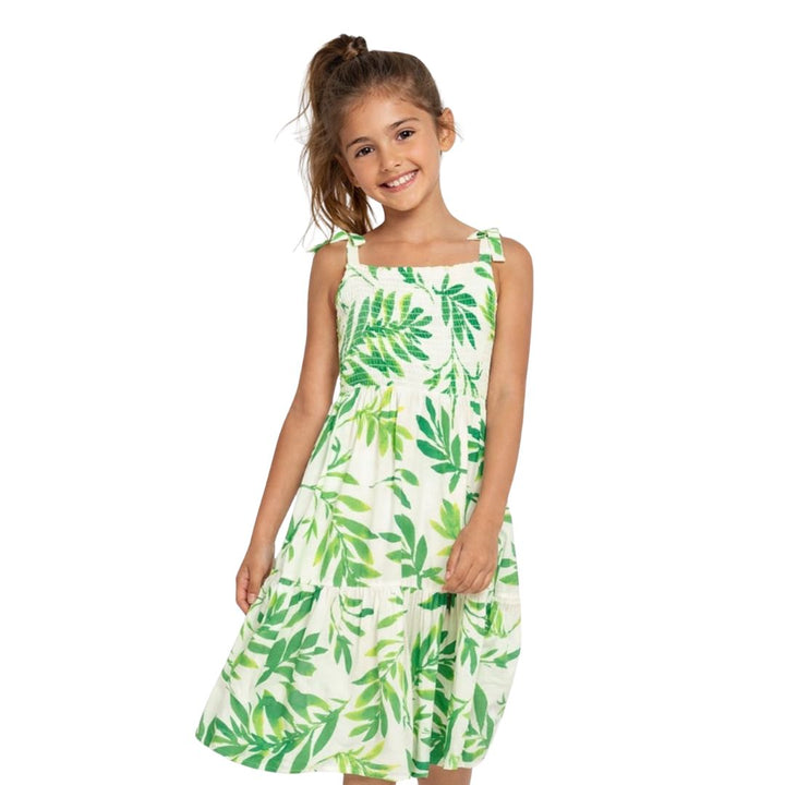 Vestido de tirantes estampado