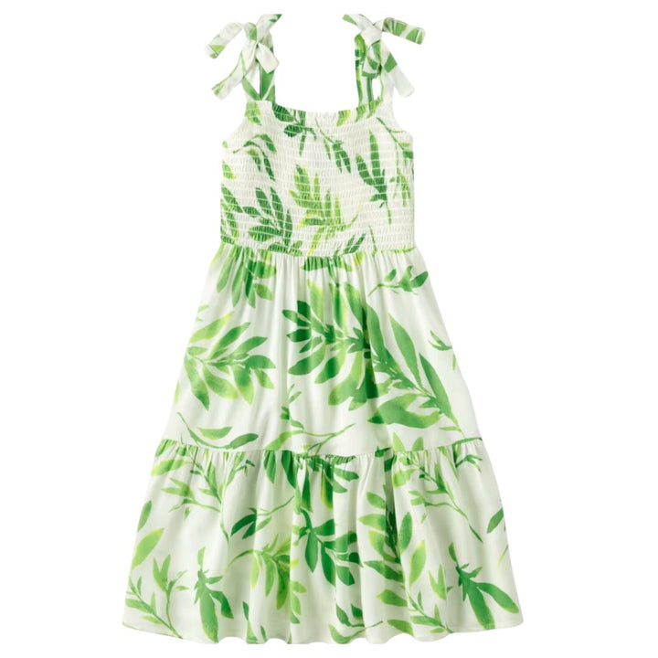 Vestido de tirantes estampado